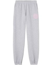 Versace - Logo-Print Cotton Track Pants - Lyst