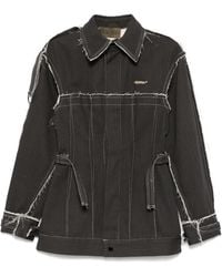 Elena Velez - Darted Denim Jacket - Lyst