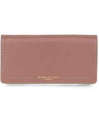 Gianni Chiarini - Large Bubble Grained Leather Wallet - Lyst