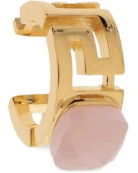 Versace - Greca Glass-Embellished Ear Cuff - Lyst