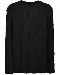 D HYGEN - Distressed Jacquard-Woven T-Shirt - Lyst