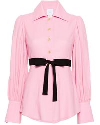 Patou - Shirt With Belt - Lyst