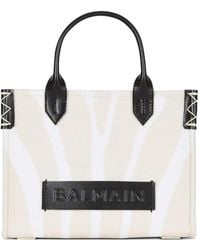 Balmain - Small B-Army tote bag - Lyst