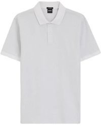 BOSS - Jacquard-Pattern Short-Sleeve Polo Shirt - Lyst