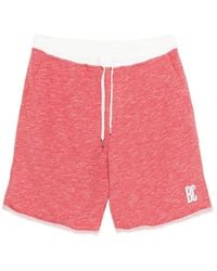 Brunello Cucinelli - Pantalones Cortos Con Cordones Y Logo - Lyst