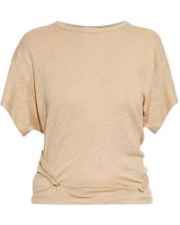 IRO - Twist-Detail T-Shirt - Lyst
