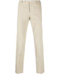 PT Torino - Slim-fit Cotton-blend Trousers - Lyst