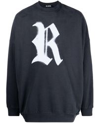 Raf Simons - Logo-print Cotton Sweatshirt - Lyst