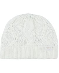 Paul & Shark - Cable-Knit Beanie Hat - Lyst
