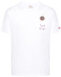 Mc2 Saint Barth - T-shirt Met Geborduurd Logo - Lyst