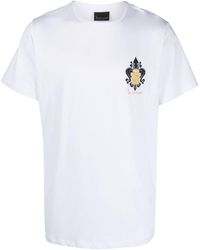 Billionaire - Crest-logo Crew-neck T-shirt - Lyst