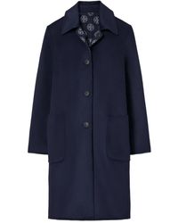 Tory Burch - Manteau À Motif Monogrammé En Jacquard - Lyst