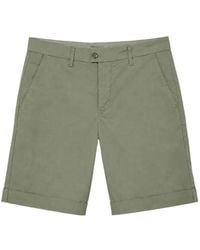 Mason's - Logo-Embroidered Turn-Up Shorts - Lyst