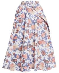 Erdem - フローラル マキシスカート - Lyst
