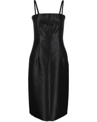 Sportmax - Abito Con Effetto Metallizzato - Lyst