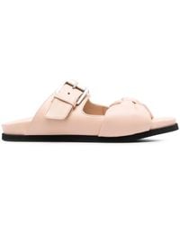 N°21 - Bow Detail Strappy Slides - Lyst