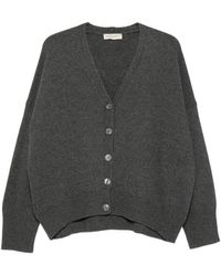 SERGIO MORETTI FIRENZE - V-Neck Button-Up Cardigan - Lyst