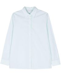 Manuel Ritz - Straight-collar Cotton Shirt - Lyst