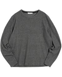 YMC - X ribbed sweatshirt - Lyst