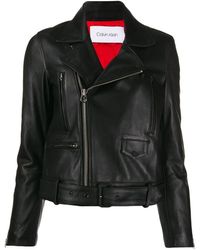Calvin Klein Jacke mit Schnalle - Schwarz
