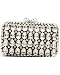 Self-Portrait - Crystal Embellished Clutch - Lyst