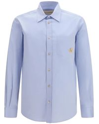 Valentino Garavani - Butterfly-Patch Long-Sleeve Shirt - Lyst