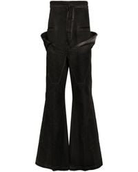 Rick Owens - Dirt Slivered High-rise Bootcut Jeans - Lyst