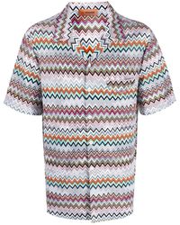 Missoni - All-over Zigzag-print Shirt - Lyst