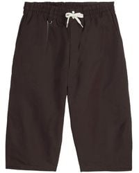 Y-3 - X Wales Bonner Drawstring Logo-Embroidery Shorts - Lyst