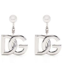 Dolce & Gabbana - Dg Logo Earrings - Lyst