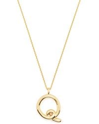 Missoma - Initial 18ct Yellow -plated Vermeil Recycled Sterling-silver Pendant Necklace - Lyst
