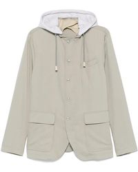 Eleventy - Jacke Mit Kapuze - Lyst