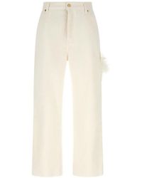 DARKPARK - Lisa Feather-Detail Corduroy Trousers - Lyst