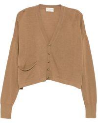 Ma'ry'ya - V-Neck Button-Up Cardigan - Lyst