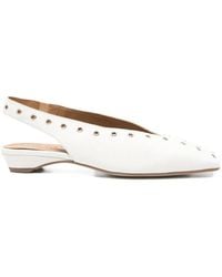 Pedro Miralles - Eyelet-Embellishment Mules - Lyst