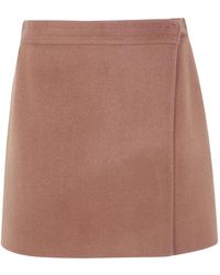 Semicouture - June Wrap-Style Mini Skirt - Lyst