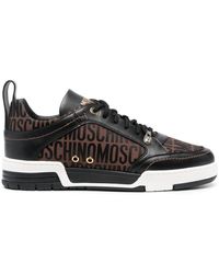 Moschino - Sneakers mit Logo-Print - Lyst