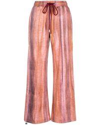 ANDERSSON BELL - Pantalones Con Cordones Y Motivo Tie-Dye - Lyst