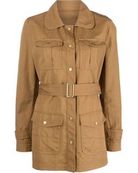 Fay - Belted Fitted Jacket - Lyst