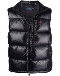 Polo Ralph Lauren - Embroidered Logo Gilet Jacket - Lyst