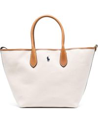 Polo Ralph Lauren - Logo-embroidered Tote Bag - Lyst