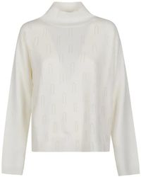 Fabiana Filippi - Bead-Embellished High-Neck Sweater - Lyst