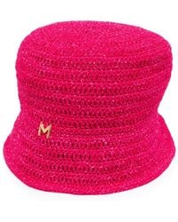 Magda Butrym - Logo-plaque Crochet Bucket Hat - Lyst