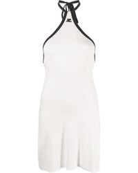 Courreges - Robe Courte À Dos Nu - Lyst