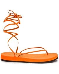 Bettina Vermillon - Jenifer Thong-Strap Sandals - Lyst