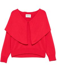 TOVE - Malia Pullover Mit Drapiertem Einsatz - Lyst