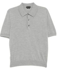 Tom Ford - Mélange-Effect Polo Shirt - Lyst