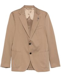 Lardini - Button-Up Blazer - Lyst