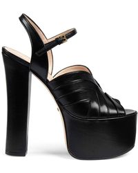 Gucci - Keyla Platform Strappy Sandals - Lyst