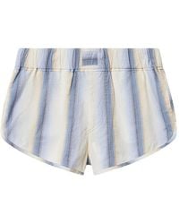 Isabel Marant - Melinea Striped Cotton Shorts - Lyst